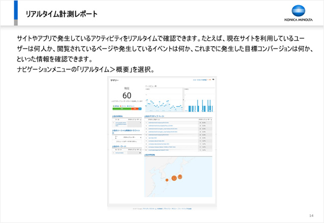 Googleアナリティクス 講習会資料（リアルタイム計測）