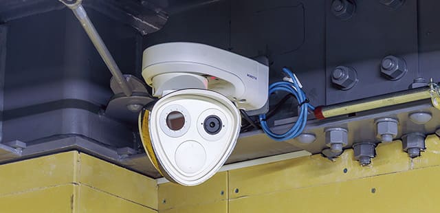 新たに設置した製造ラインに2025年10月、サーマルカメラを追加導入。日本リサイクルセンター様が内製した制御ソフトと連動しての監視を実施している