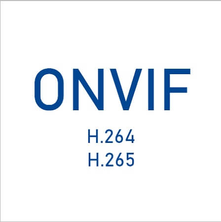 H.264、H.265、ONVIF